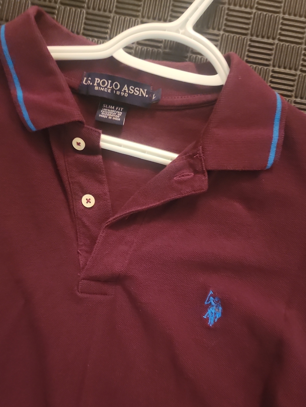 US Polo Assn Slim Fit Polo Size L